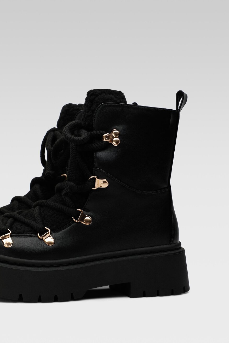 Botki DeeZee H040303-01 Czarny