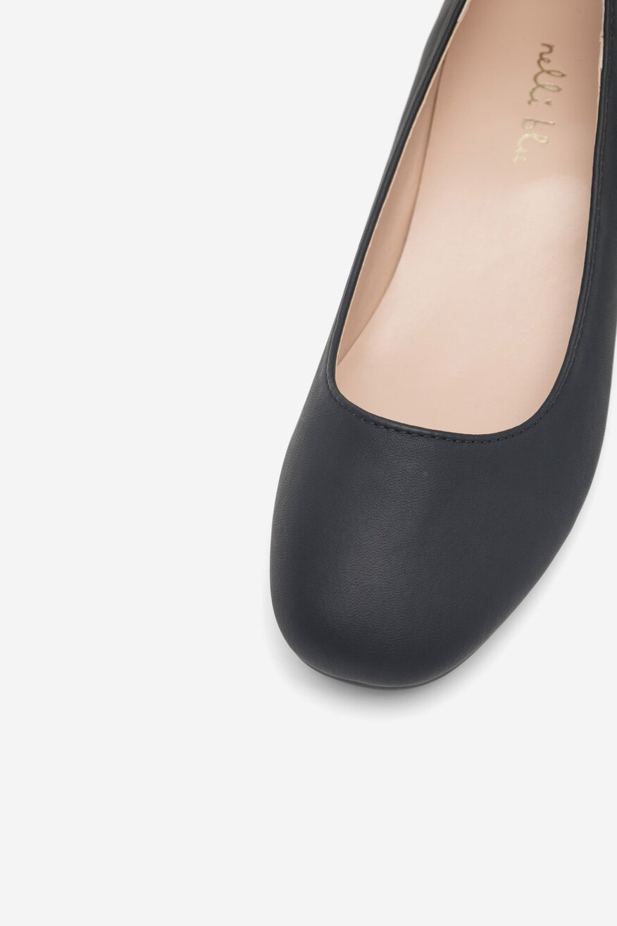 Baleriny Nelli Blu CS22223-01 Czarny