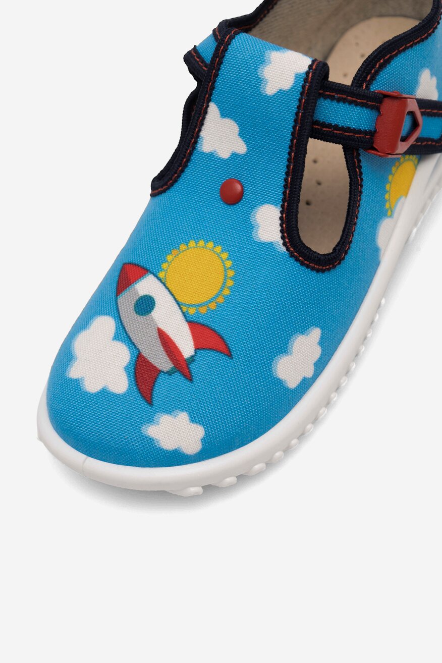 Kapcie Action Boy KAPCIE RAKIETA Niebieski