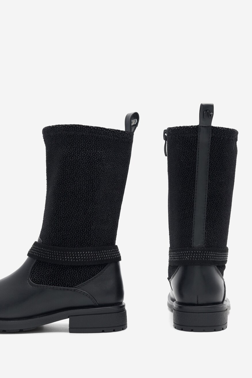 Kozaki Nelli Blu CS22AWBL4189 Czarny