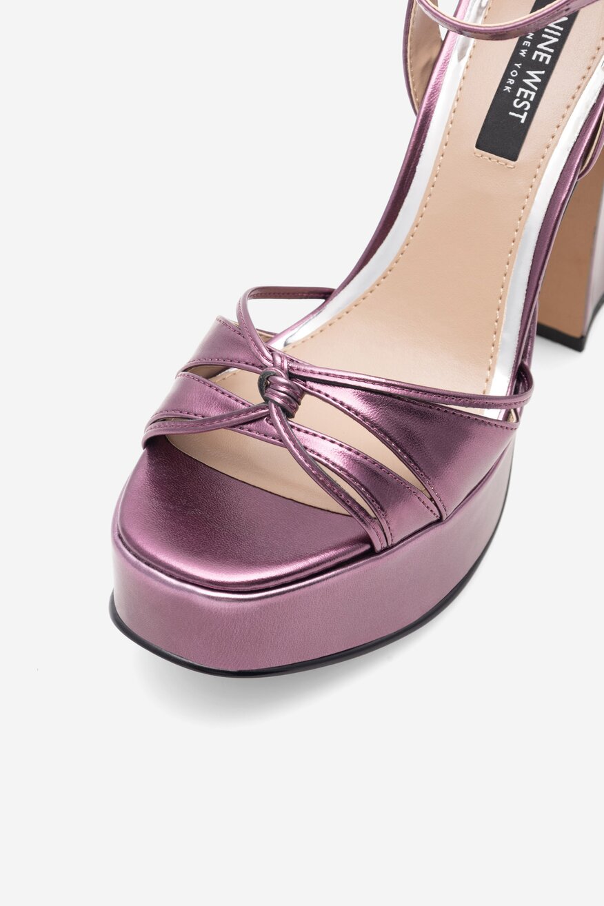 Sandały NINE WEST AAHIDA ZL23002CC Fioletowy