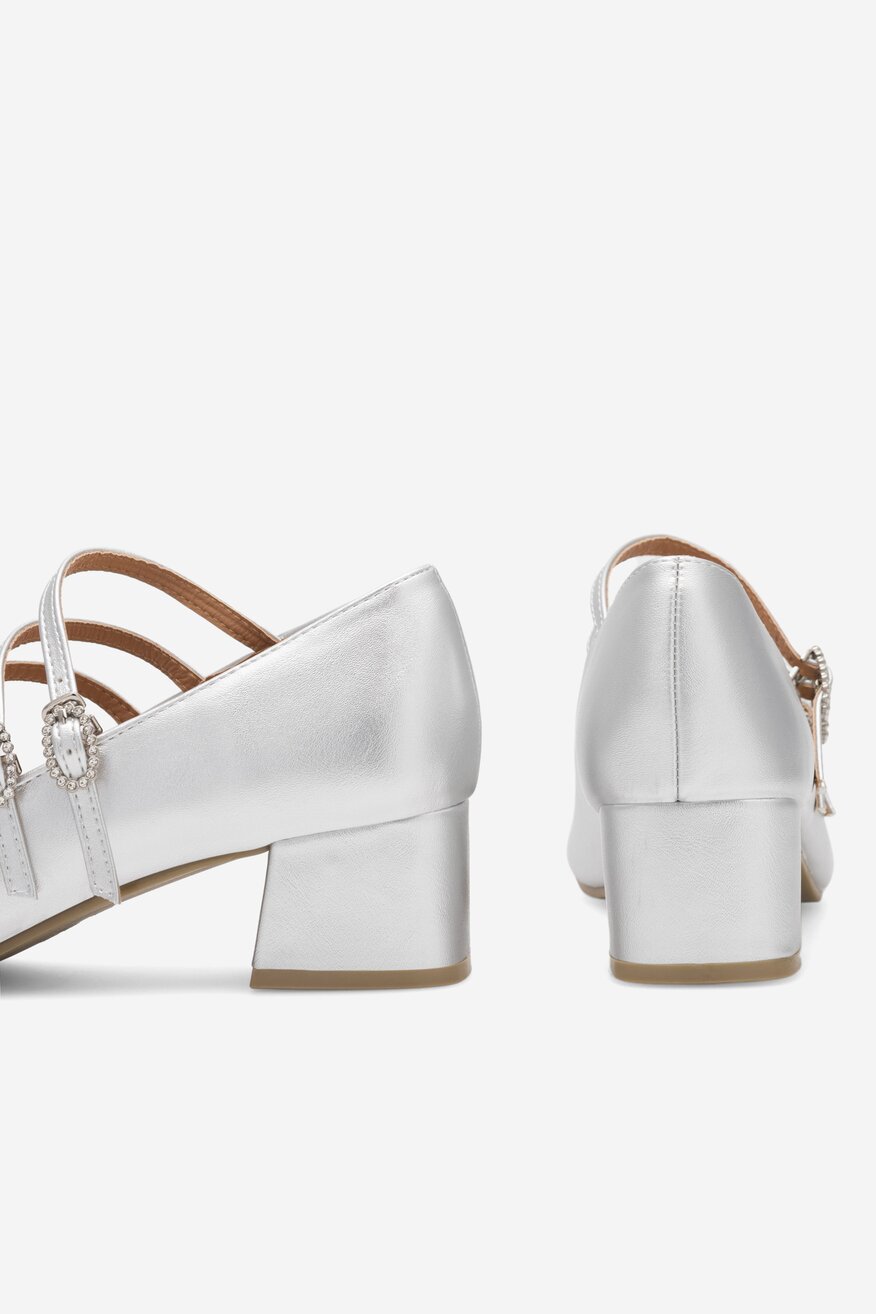 Czółenka Jenny Fairy STAR CMAK2504-17 Srebrny