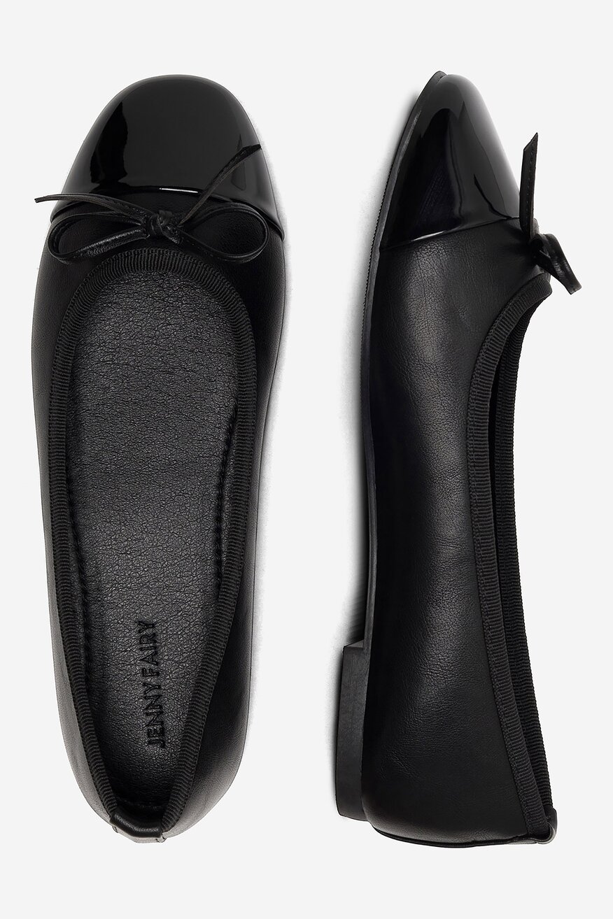 Baleriny Jenny Fairy RHONDA CMAK68-1 Czarny