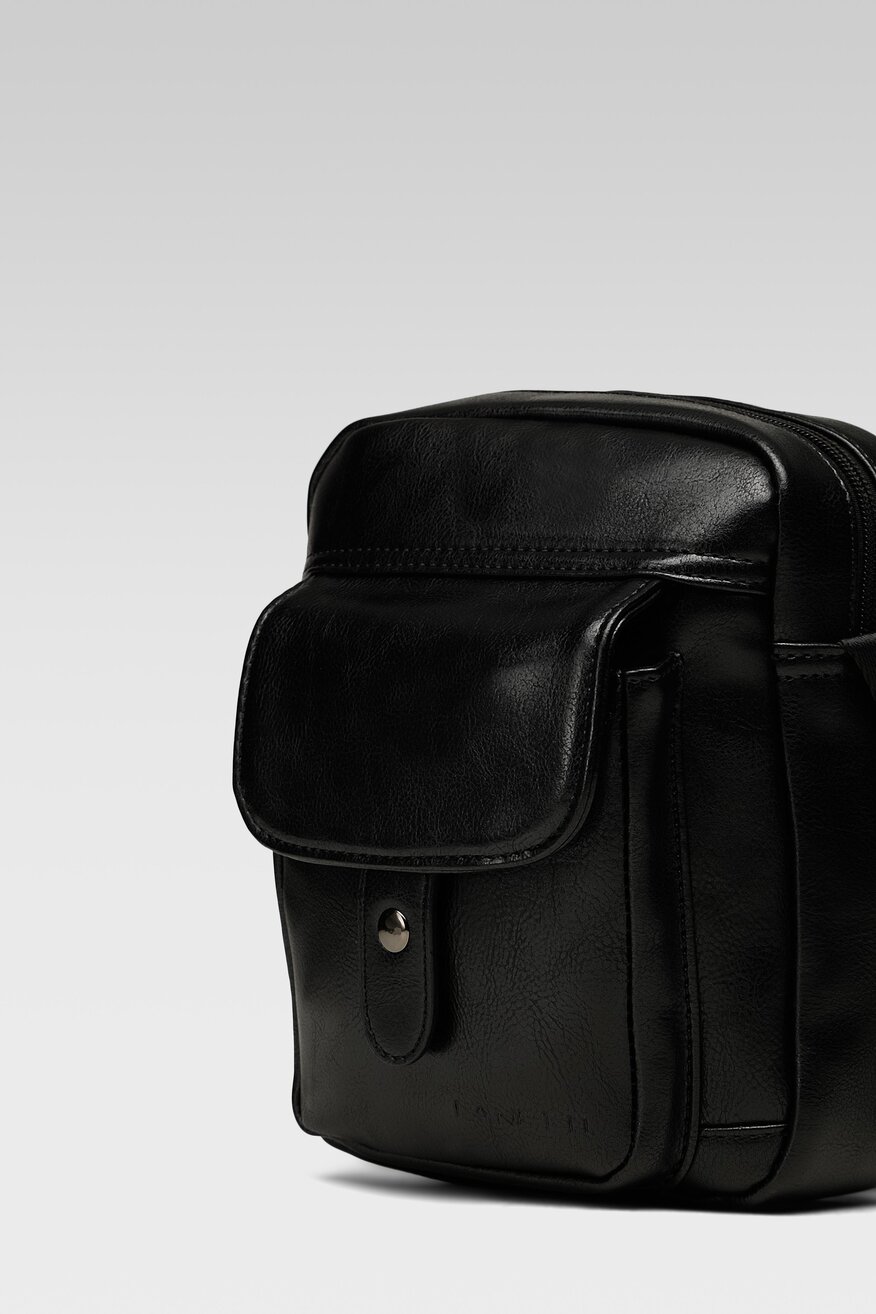 Torba męska Lanetti BMR-U-043-10-07 Czarny