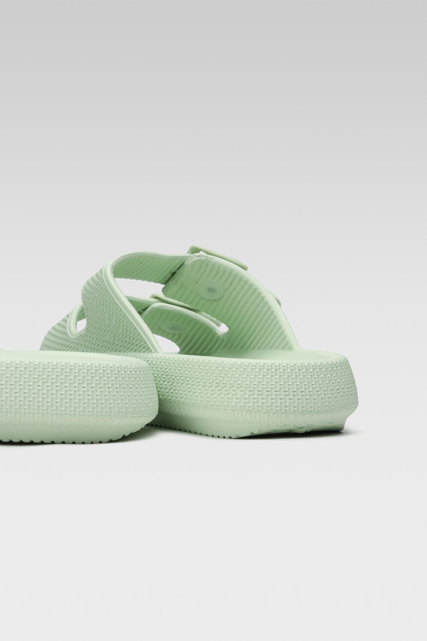 Klapki basenowe Bassano DUAL STRAP SLIPPER Zielony