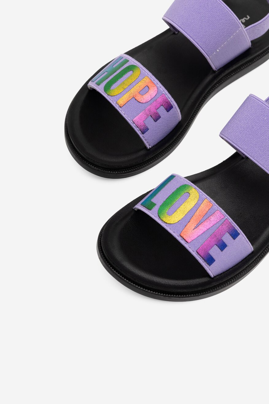 Sandały Nelli Blu CSS20370-00 Fioletowy