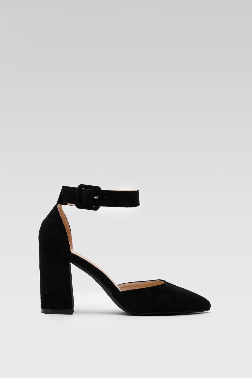 Czółenka DeeZee KL-HHK539-01 Czarny