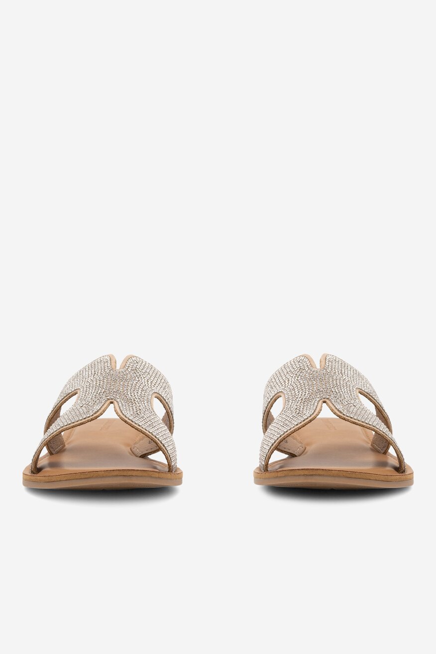 Klapki Jenny Fairy CARLA FT15398AD-444 Srebrny