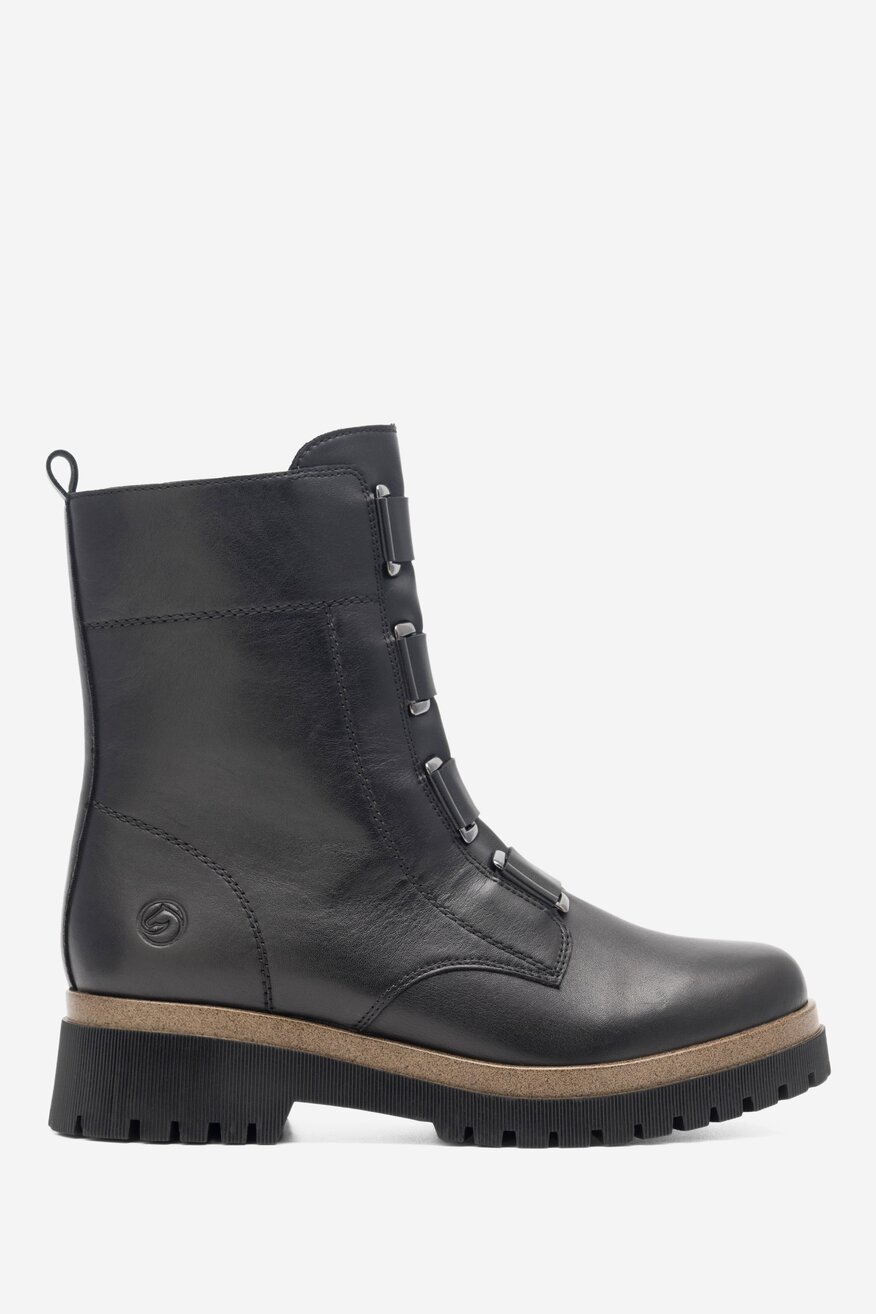 Botki Remonte D1B75-01 Czarny