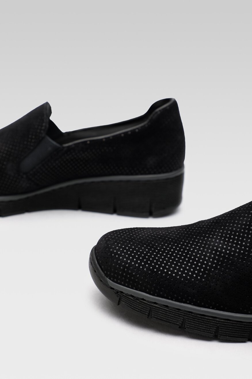 Półbuty Rieker 53766-18 Czarny