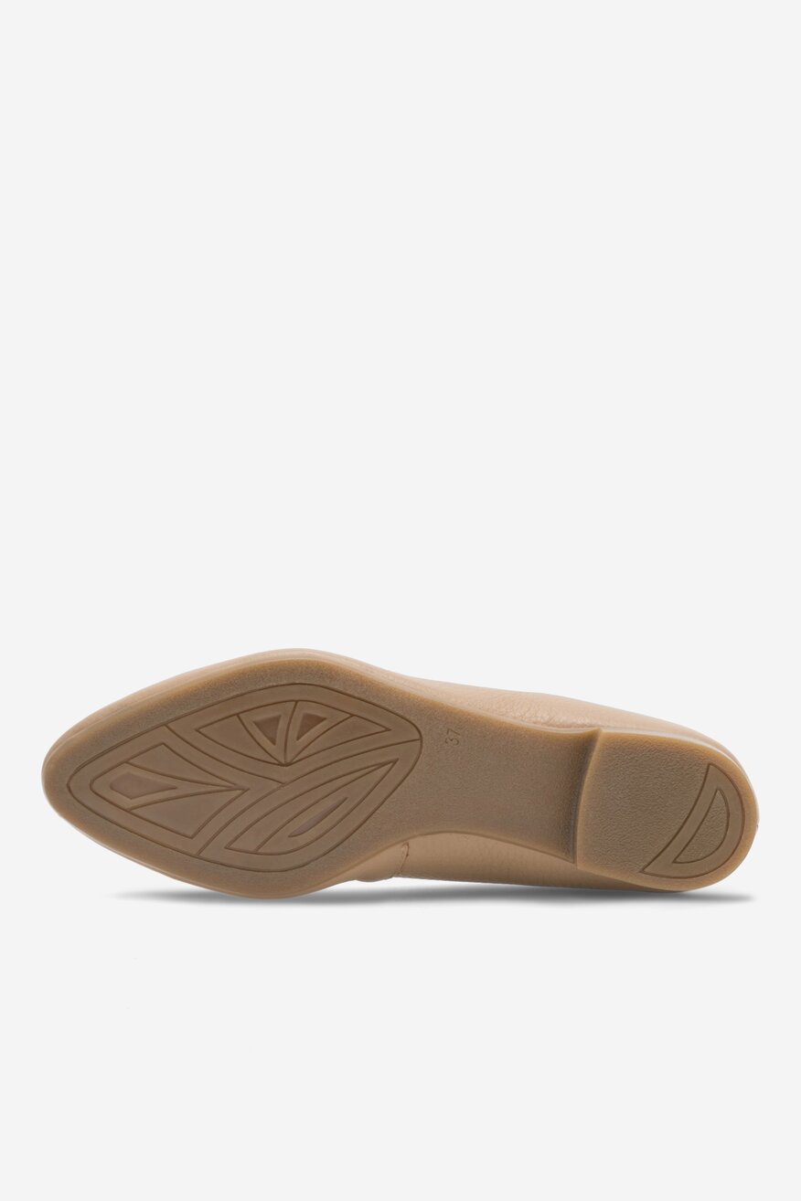 Baleriny Sergio Bardi RST-C1031-02SB Beżowy ciemny