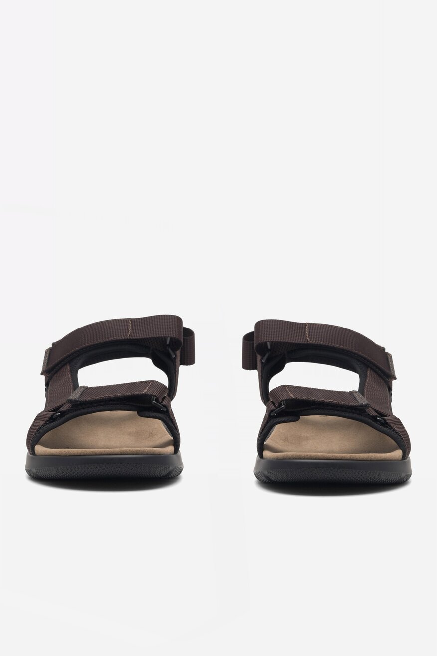 Sandały Lanetti MSS20230-13 Brązowy