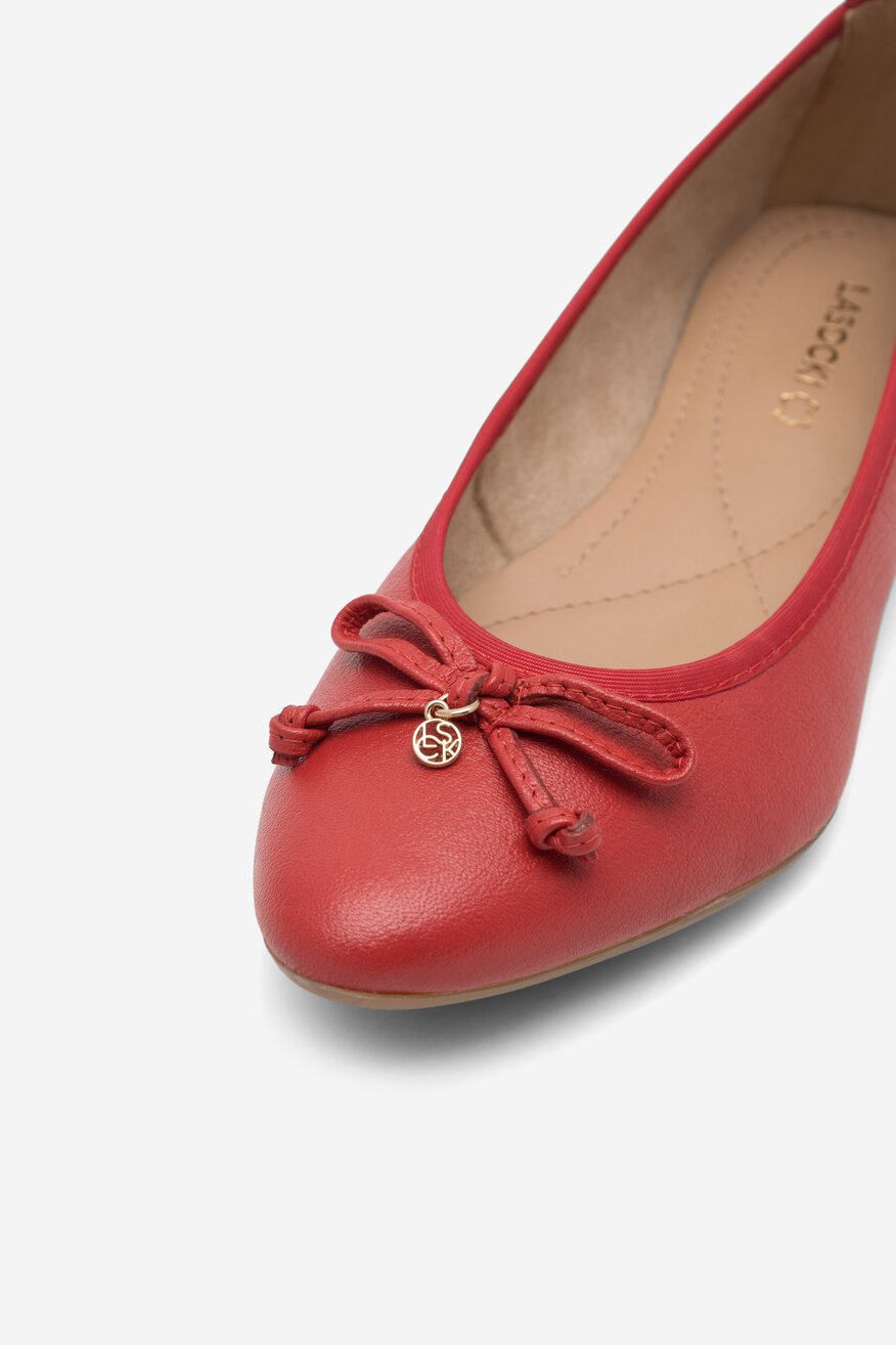 Baleriny Lasocki RST-KAJA-14 Czerwony