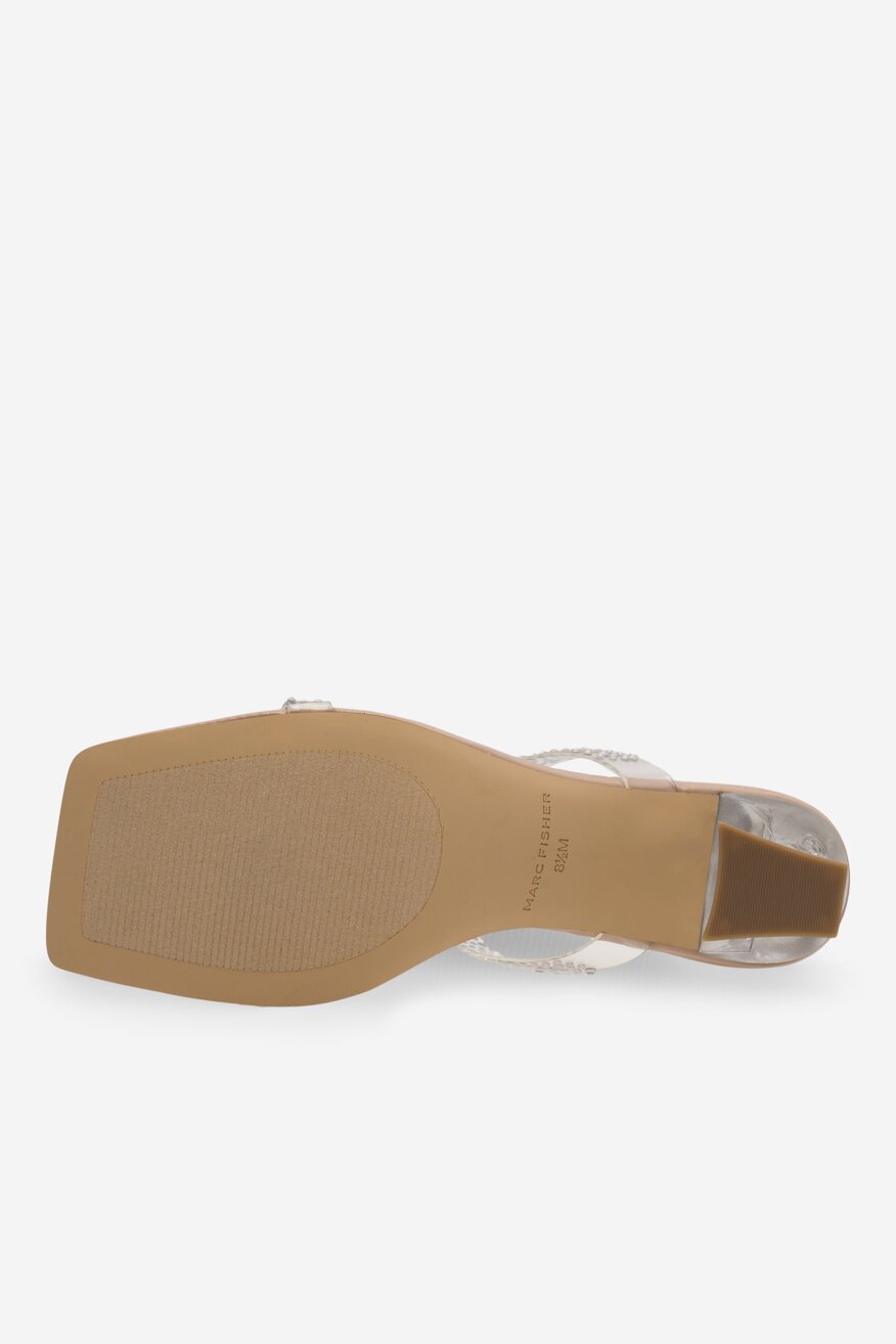 Klapki MARC FISHER F-ANLITA CLR01 Przezroczysty
