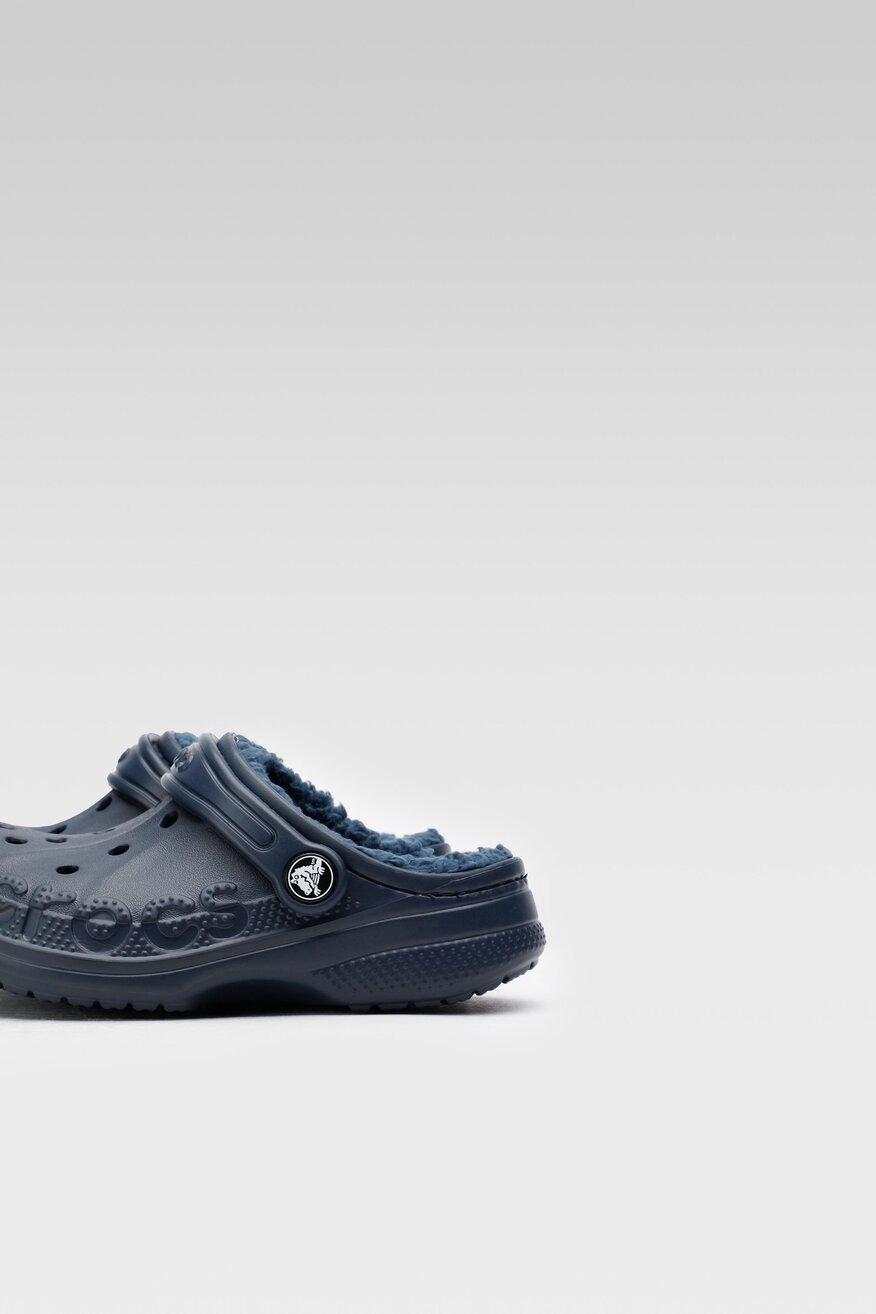 Klapki basenowe Crocs BAYA LINED CLOG K 207500-463 Granatowy