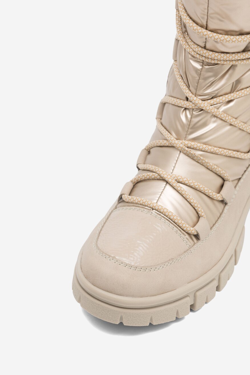 Kozaki Rieker Z1083-62 Złoty