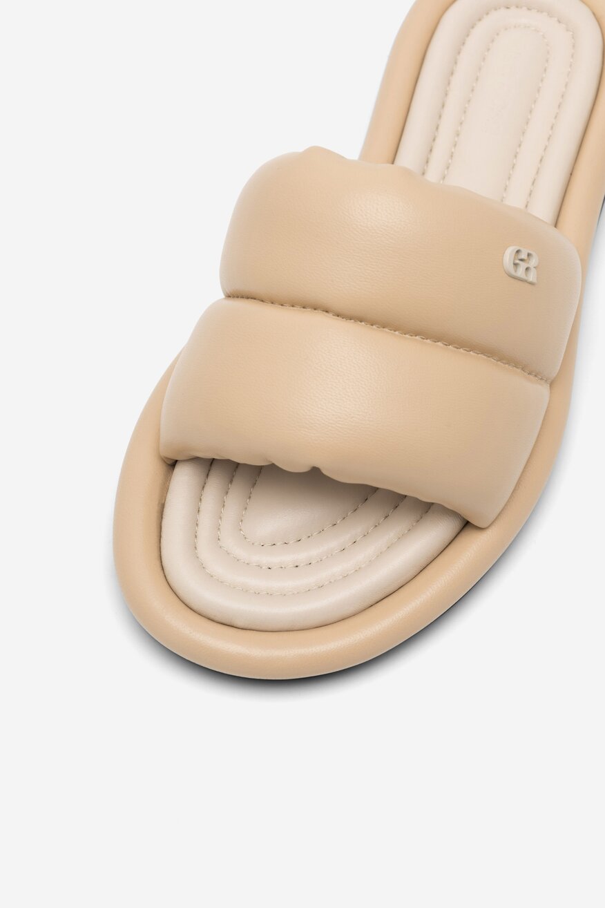 Klapki Gino Rossi ALMERIA-01 Beżowy