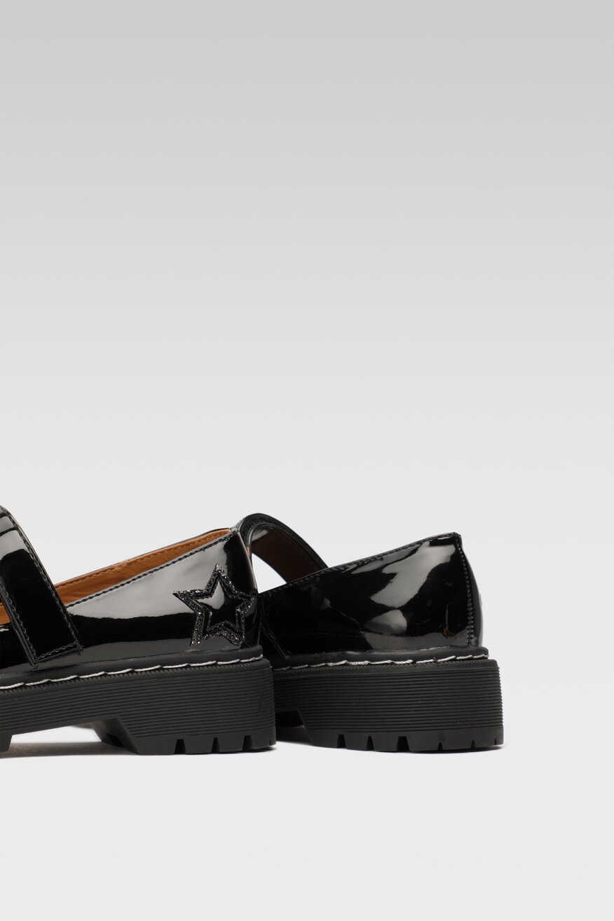 Półbuty DeeZee CS5587-07 Czarny