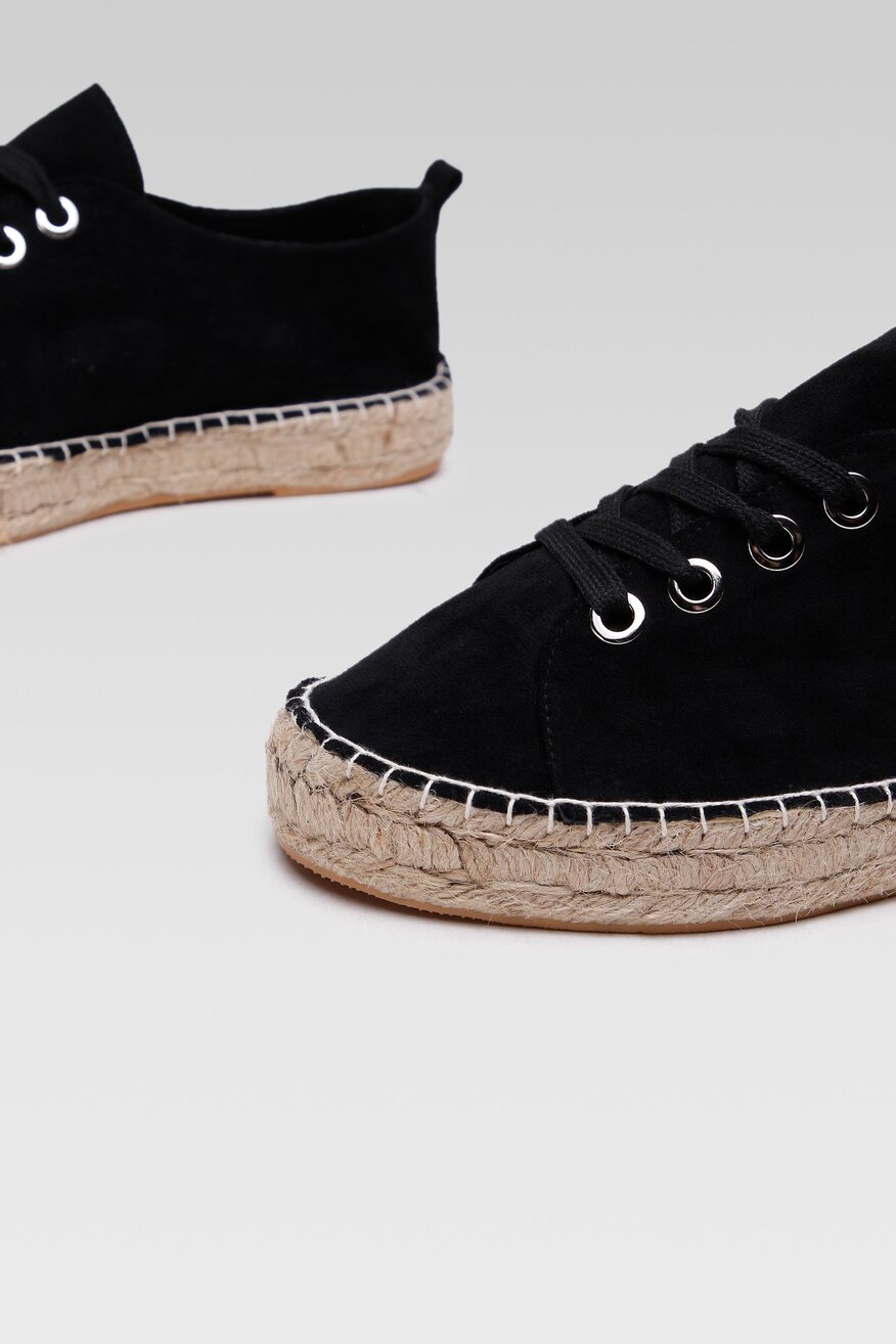 Espadryle Jenny Fairy HZF098-01 Czarny
