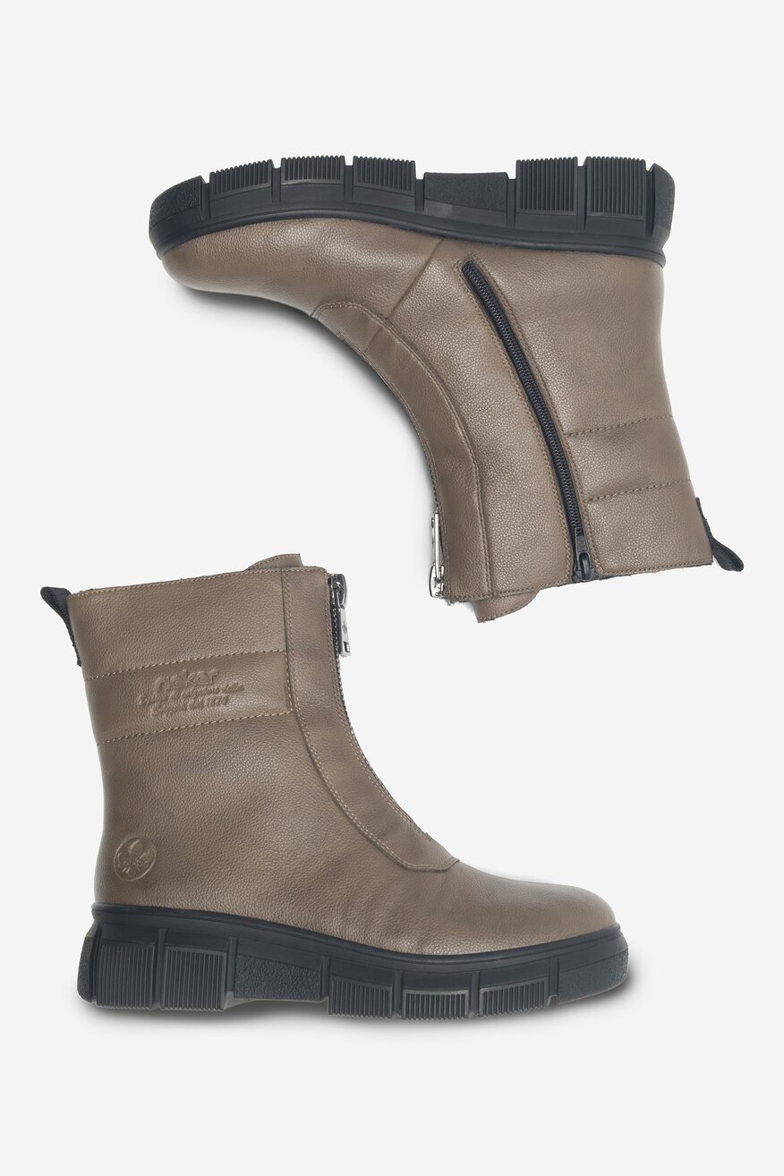 Botki Rieker X3452-24 Beżowy ciemny