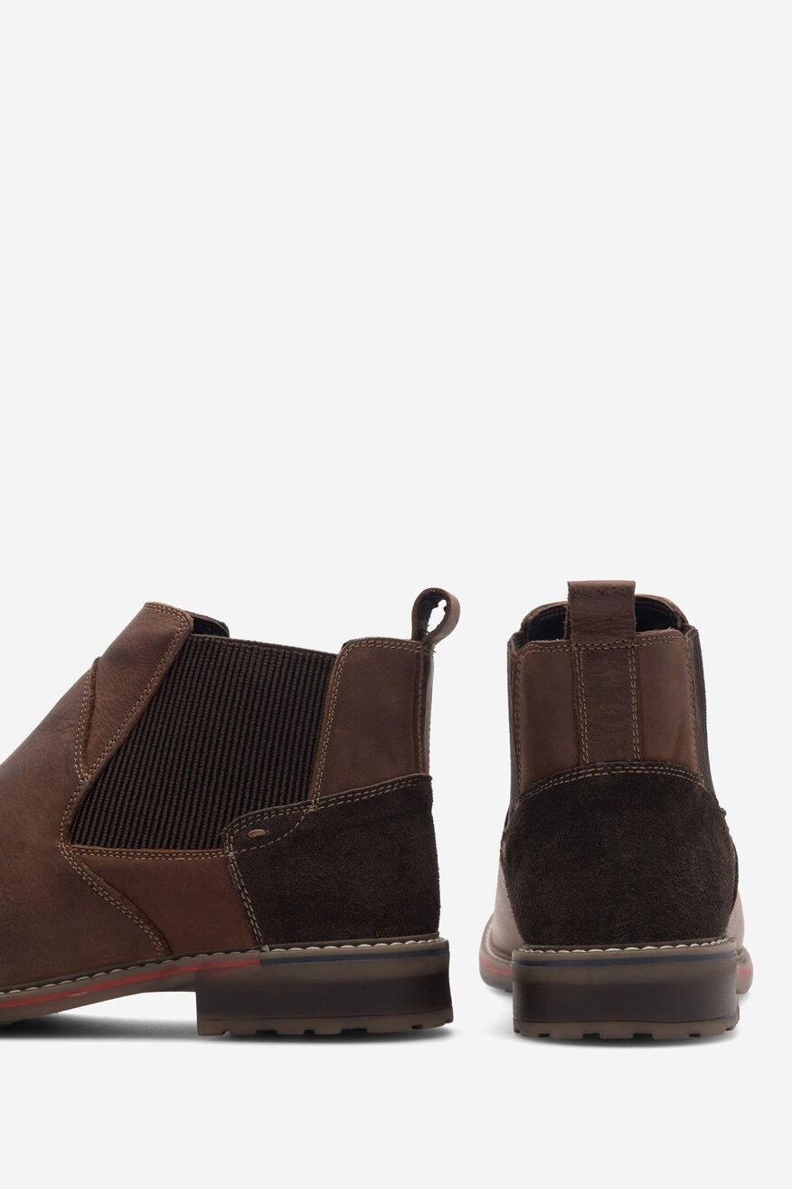 Botki Lasocki KOST-01 Brązowy