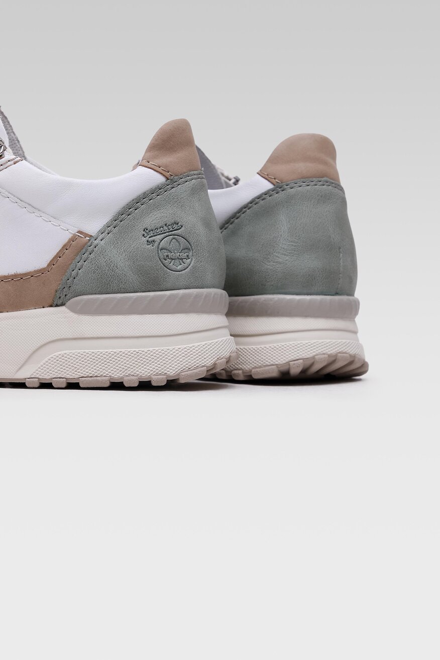 Półbuty Rieker N7422-80 Biały