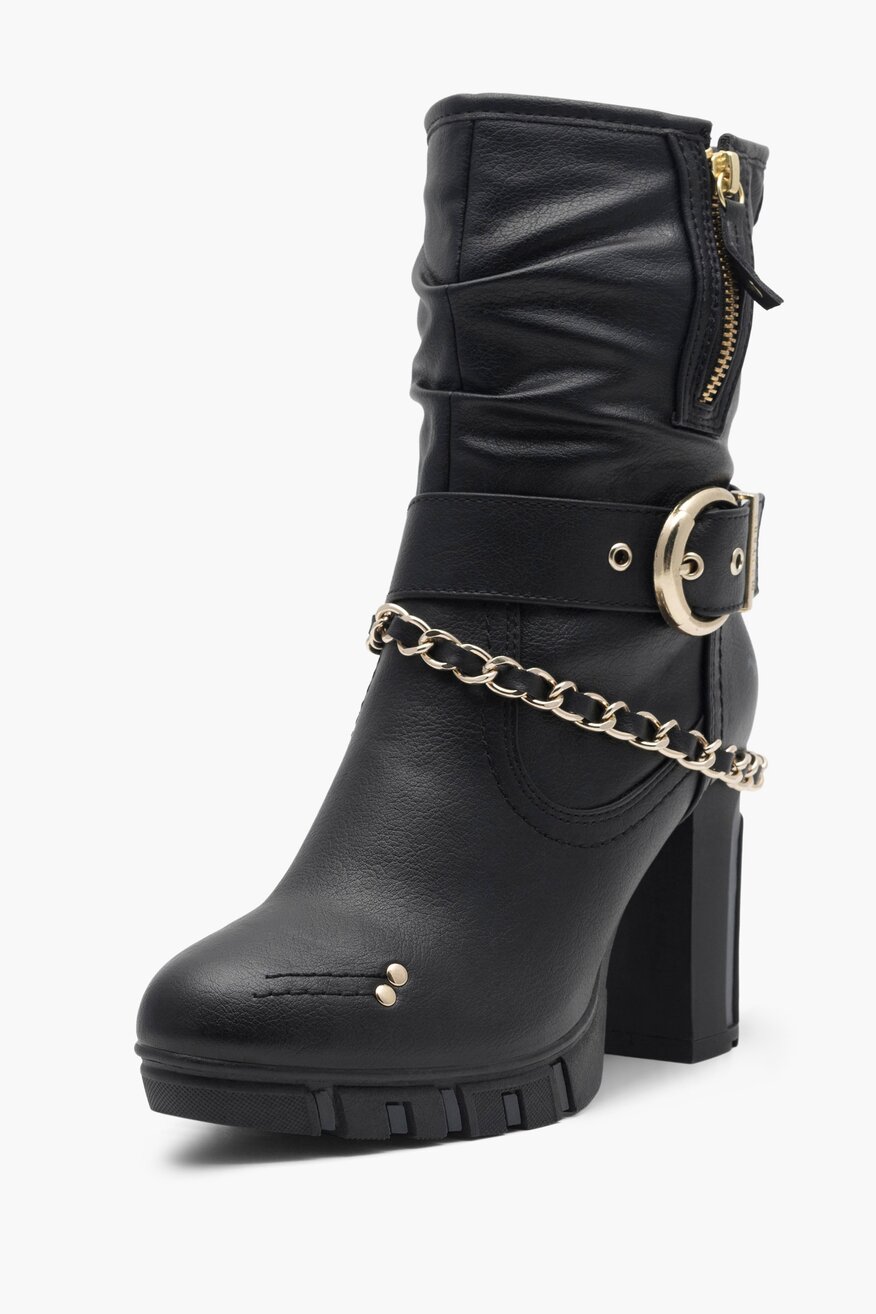 Kozaki Mustang 1363-505 Czarny