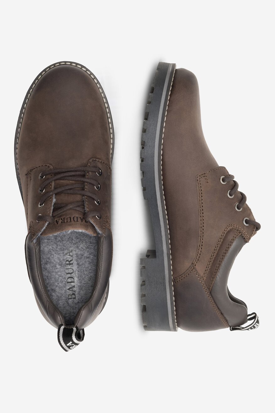 Półbuty Badura BOWER-10 MI08 Brązowy ciemny