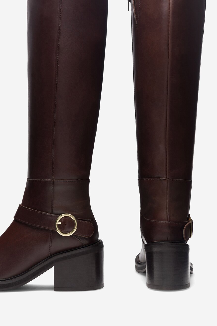 Kozaki Sergio Bardi KAP-C1048-02SB Brązowy