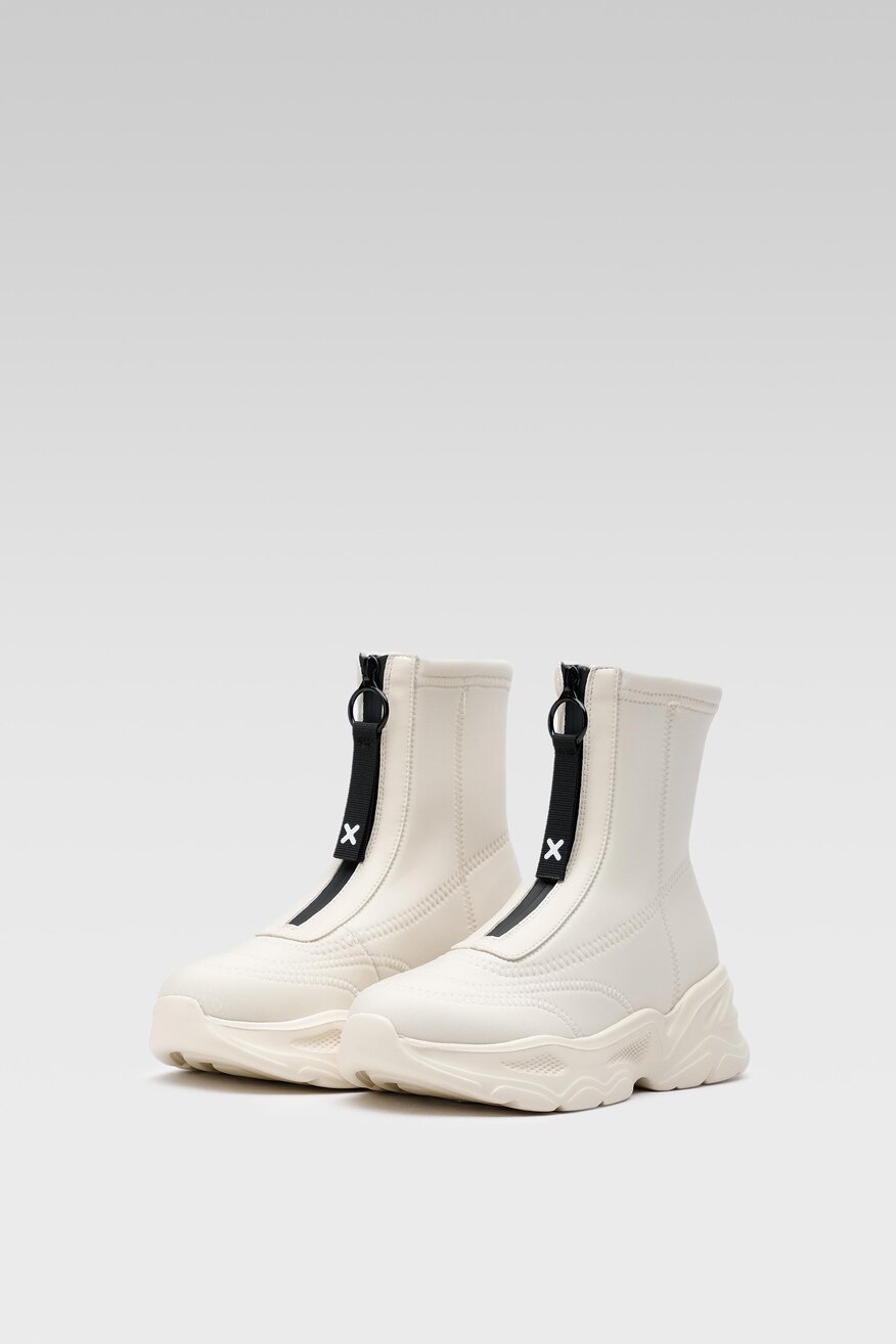 Botki Nylon Red WSQ2101-12 Beżowy