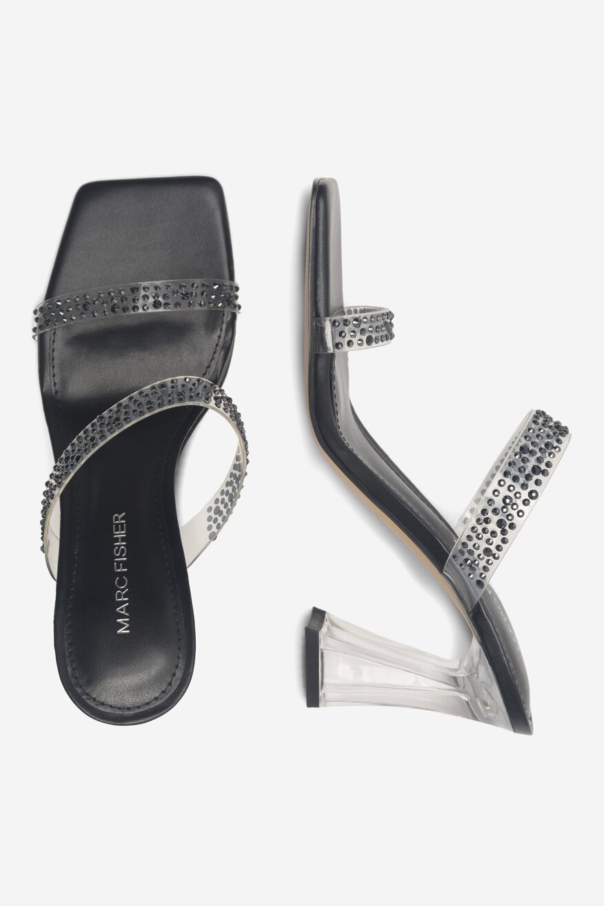 Klapki MARC FISHER F-ANLITA BLK01 Czarny