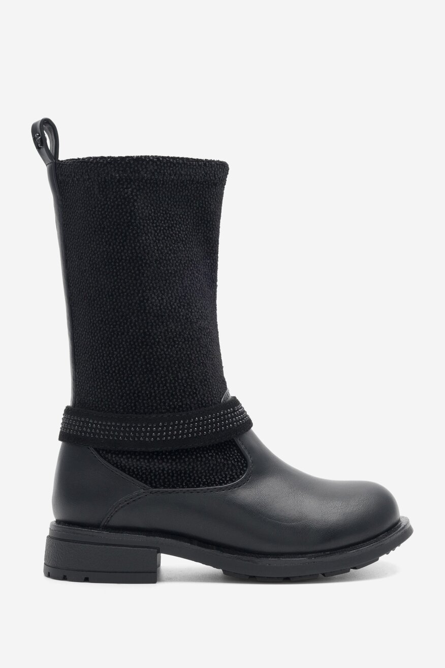 Kozaki Nelli Blu CS22AWBL4189 Czarny