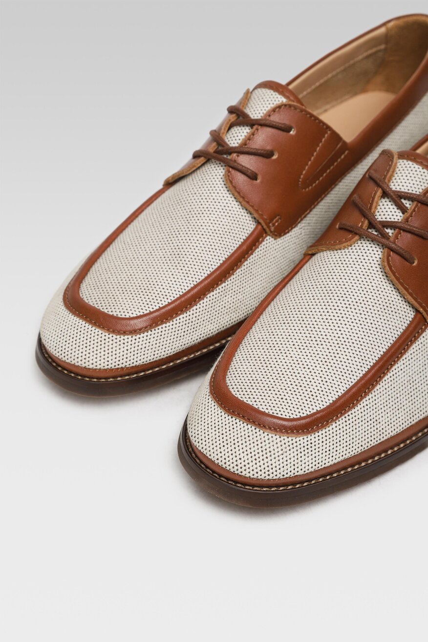 Półbuty Gino Rossi MAURIZIO-01 122AM Beżowy