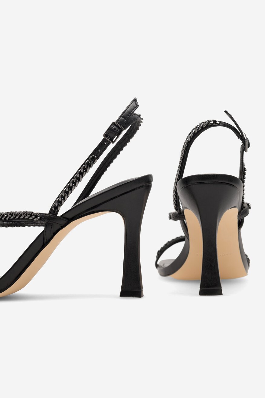 Sandały MARC FISHER F-DROID BLK01 Czarny