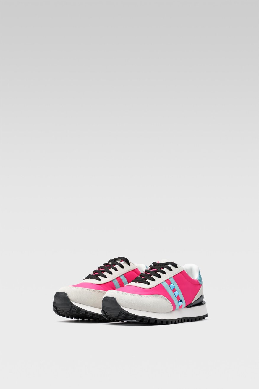 Półbuty Nylon Red WAG1191101A-01 Różowy