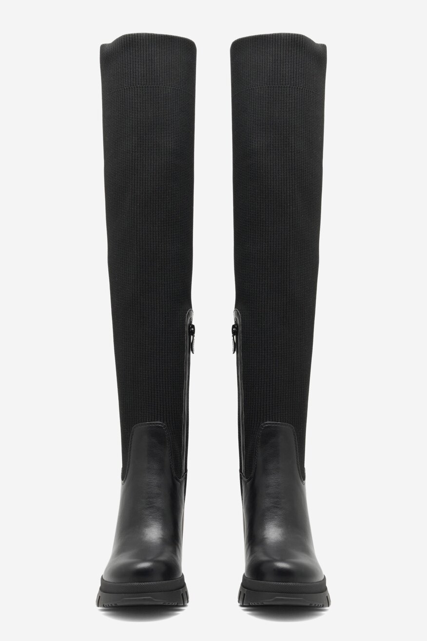 Kozaki DeeZee MELISSA WS5955-02 Czarny