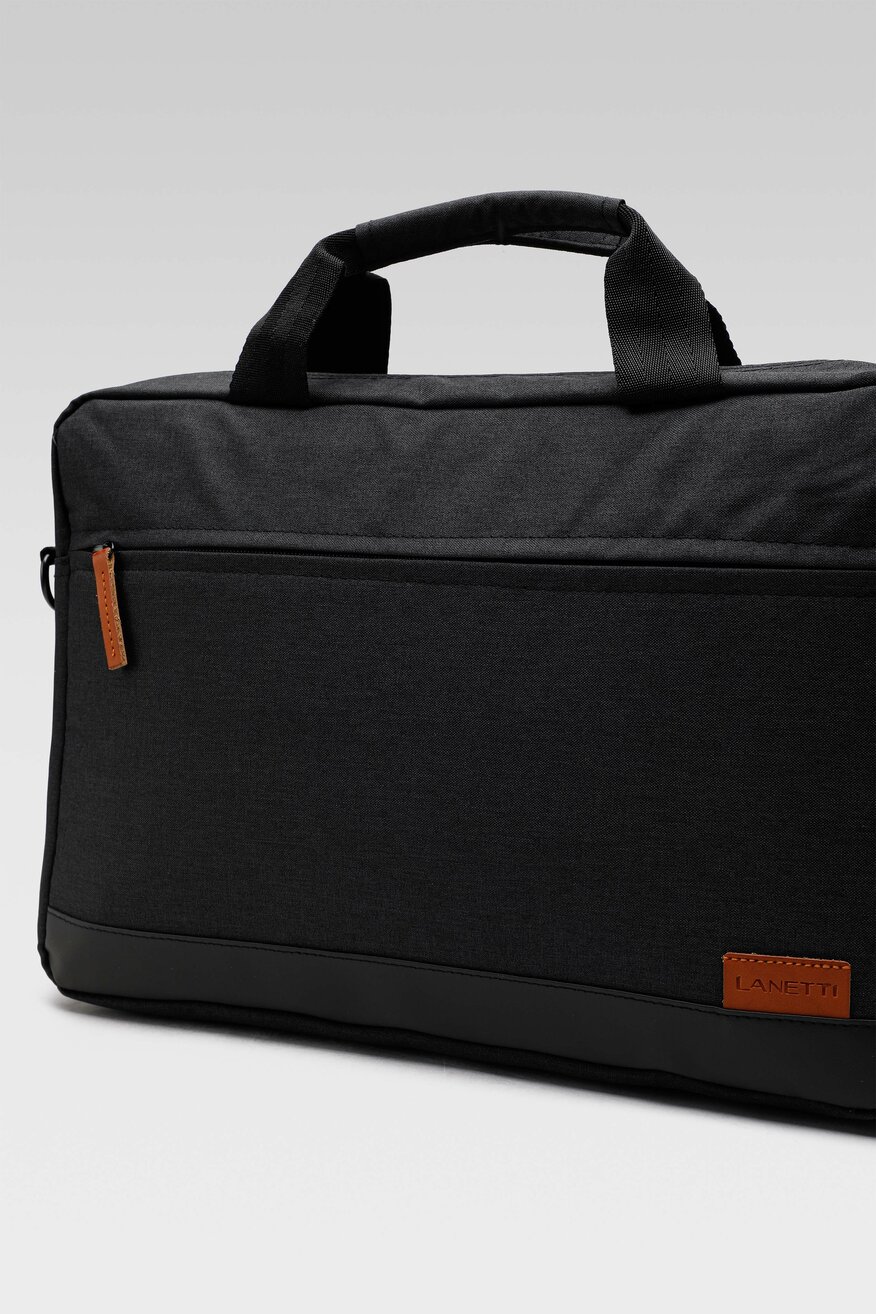 Torba męska Lanetti BMM-S-126-10-08 Czarny