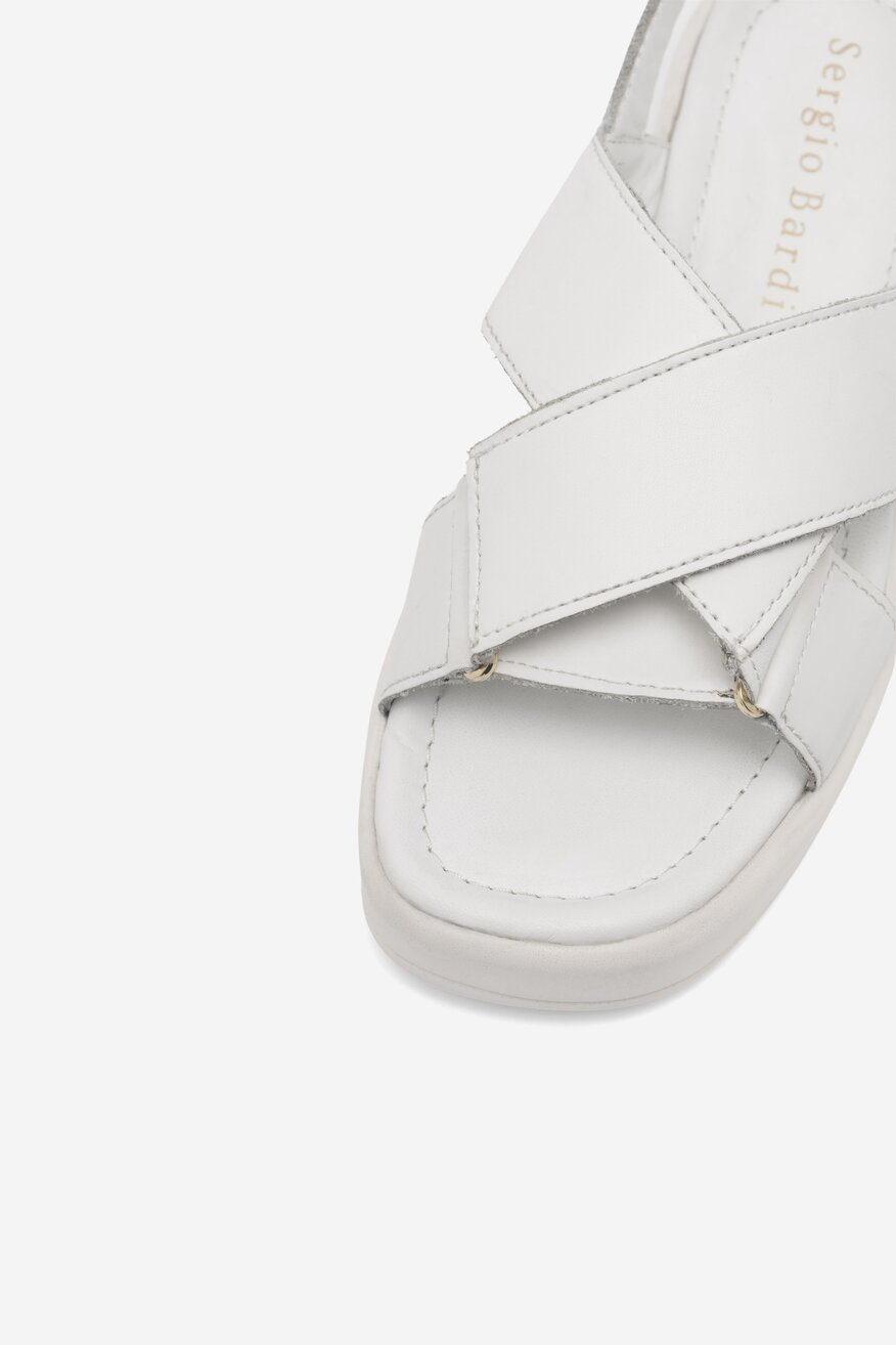 Sandały Sergio Bardi ARC-B1036-02SB Biały