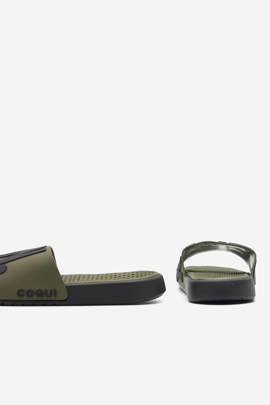Klapki basenowe Coqui 7051-253-2600 Khaki