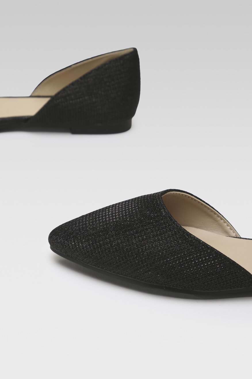 Baleriny Jenny Fairy JALE WS2108-08B Czarny