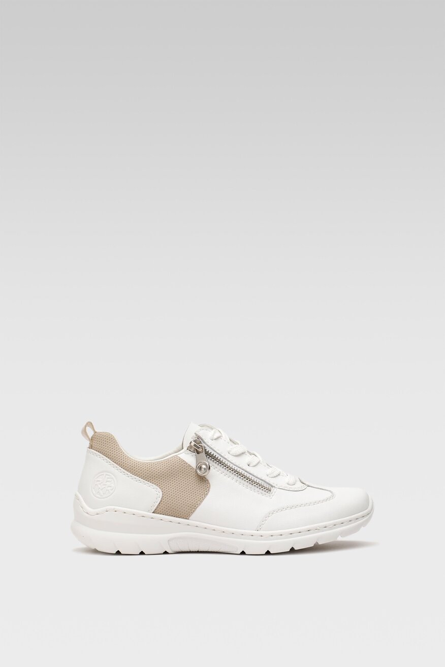 Półbuty Rieker L3221-80 Biały