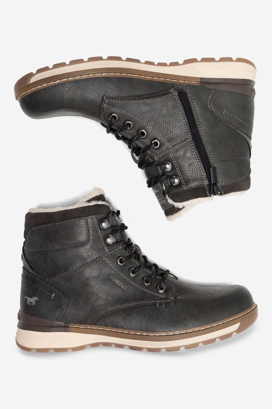 Trzewiki Mustang 4141-604 Szary