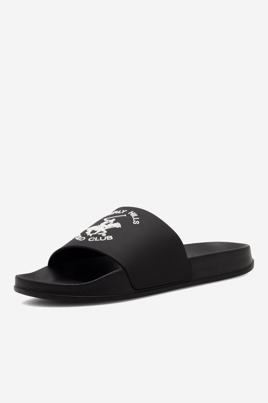 Klapki basenowe Beverly Hills Polo Club MP-CA23052-4D Czarny