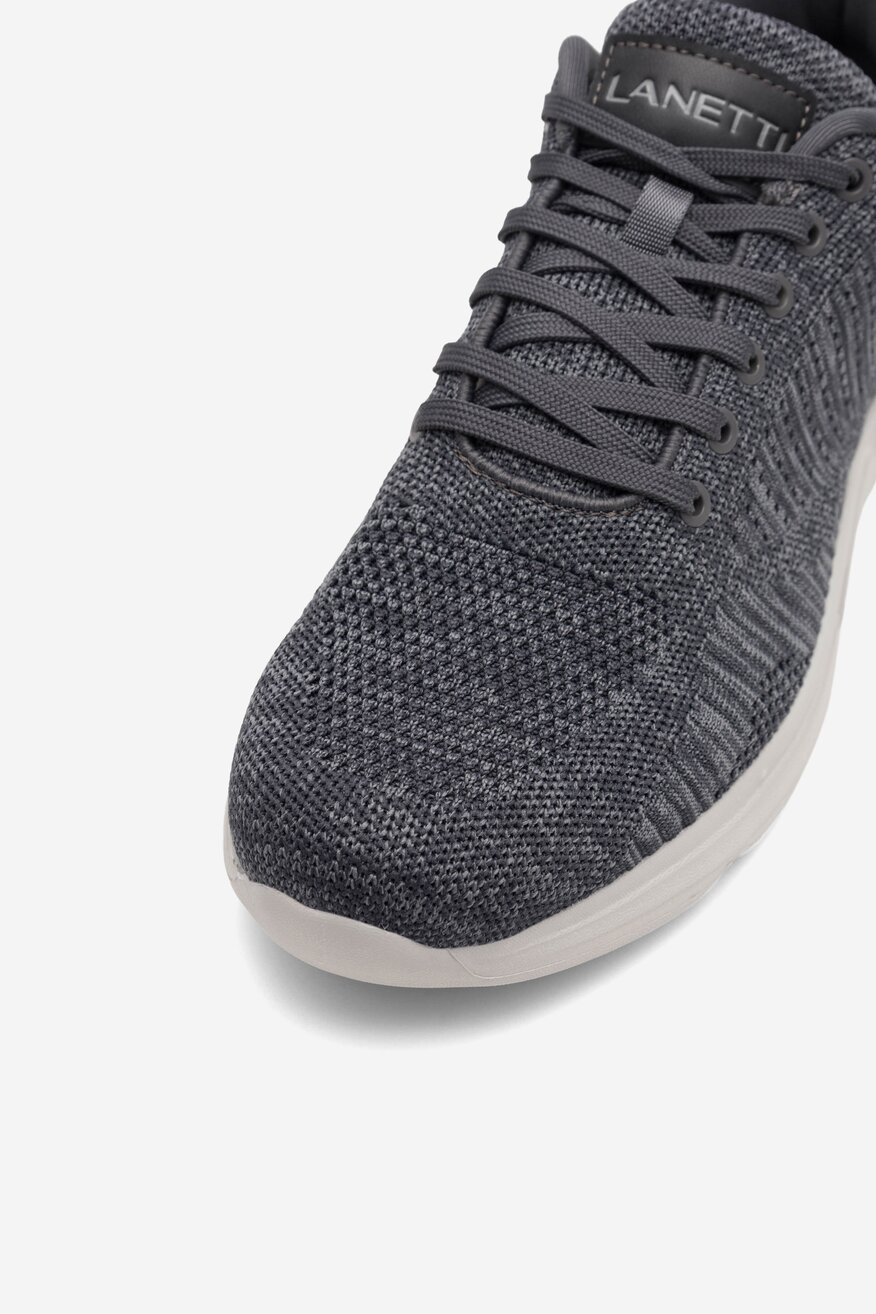Półbuty Lanetti MP07-21807-01 Szary