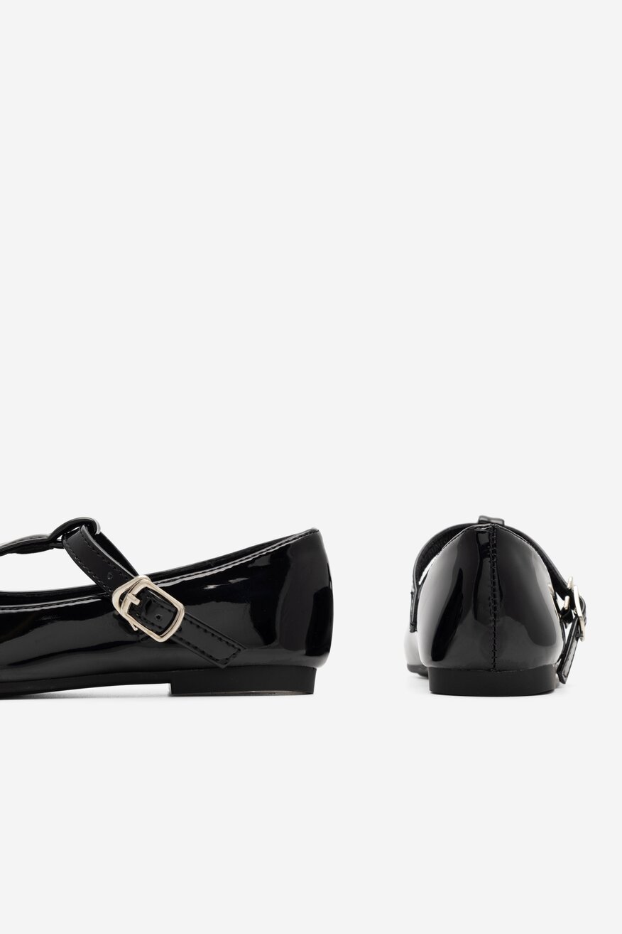 Baleriny Nelli Blu CM220330-10 Czarny