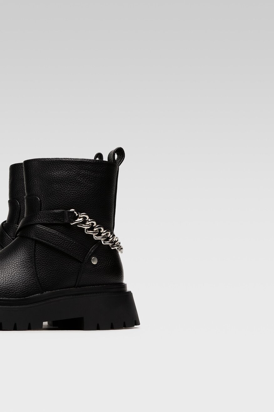 Botki DeeZee H13116-2 Czarny