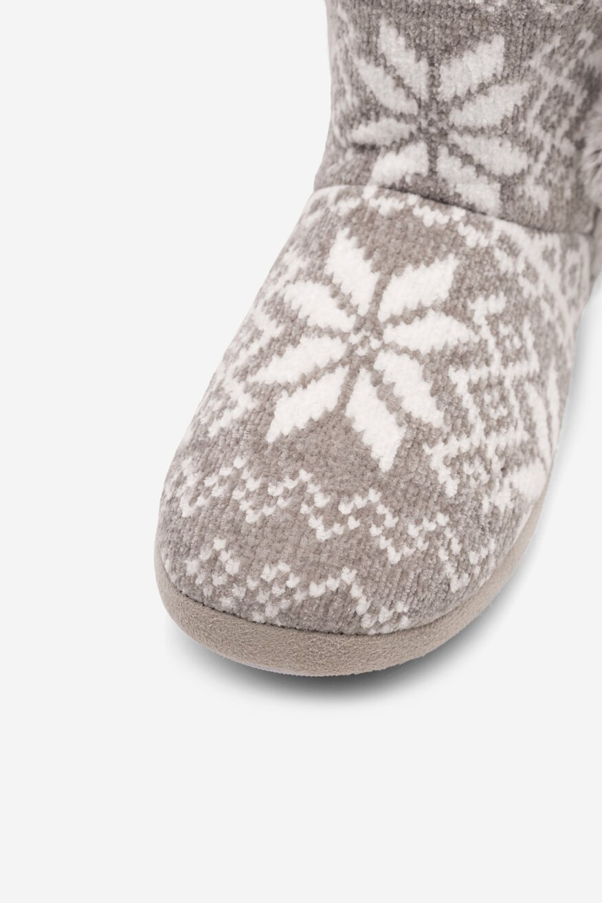 Kapcie Home&Relax 20SDR1147 Szary