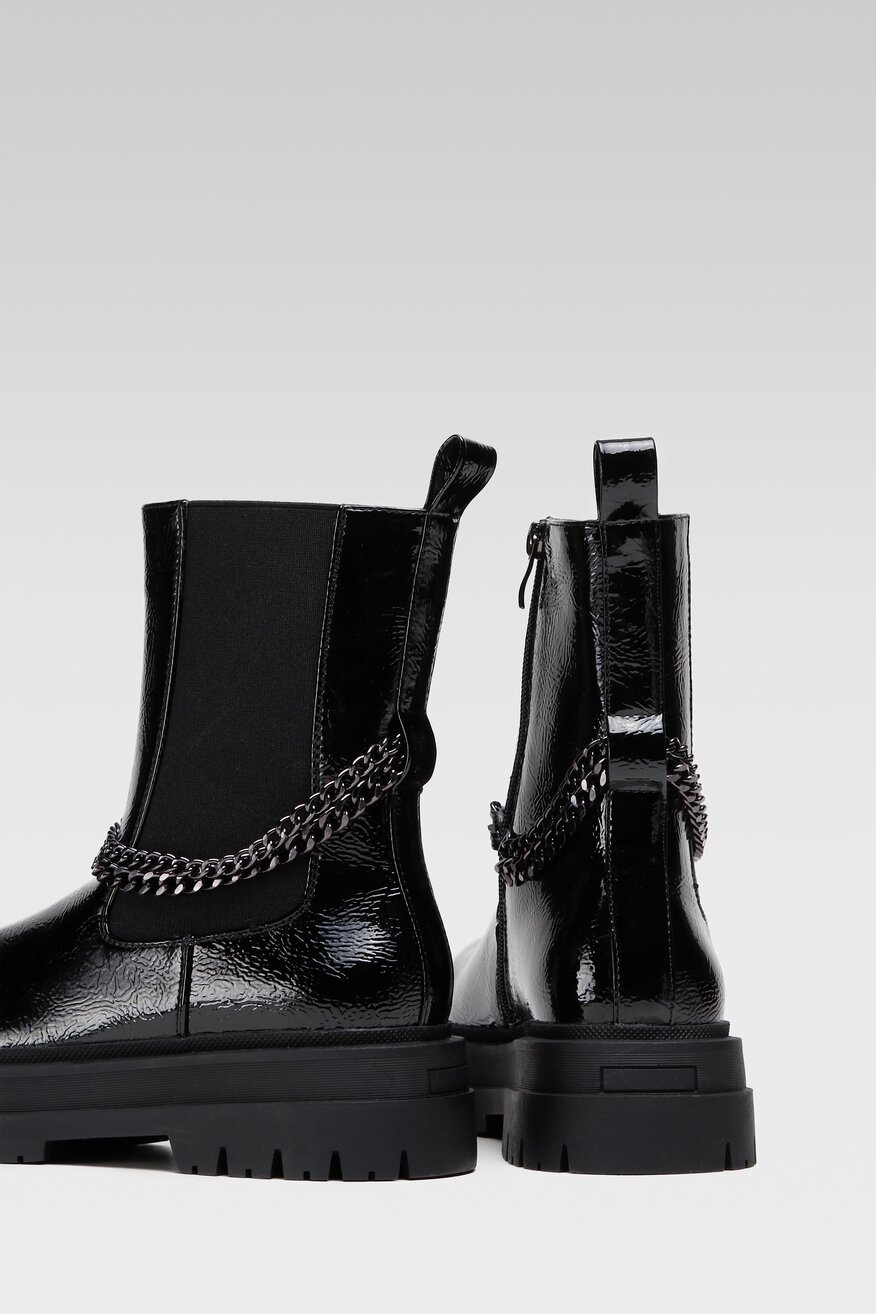 Botki DeeZee H13119-4 Czarny