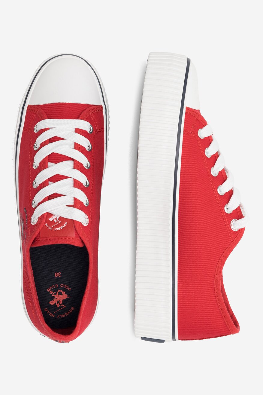 Trampki Beverly Hills Polo Club BHPC027M Czerwony