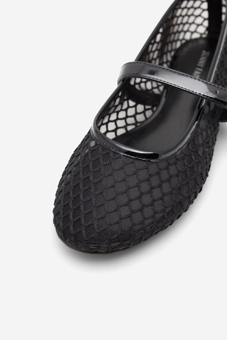 Baleriny Jenny Fairy SUNRISE WYL04166-2 Czarny